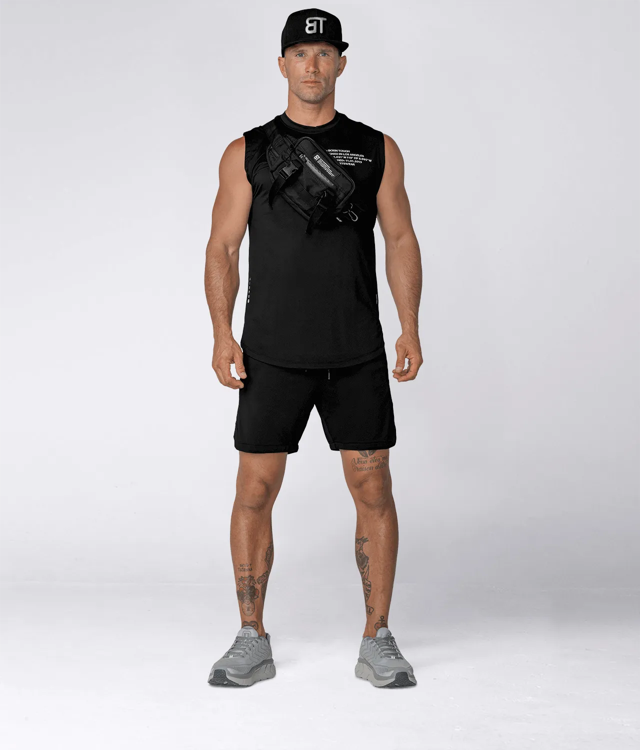 Born Tough Air Pro™ 7" 2 in 1 Men's Athletic Shorts with Liner Ink Black