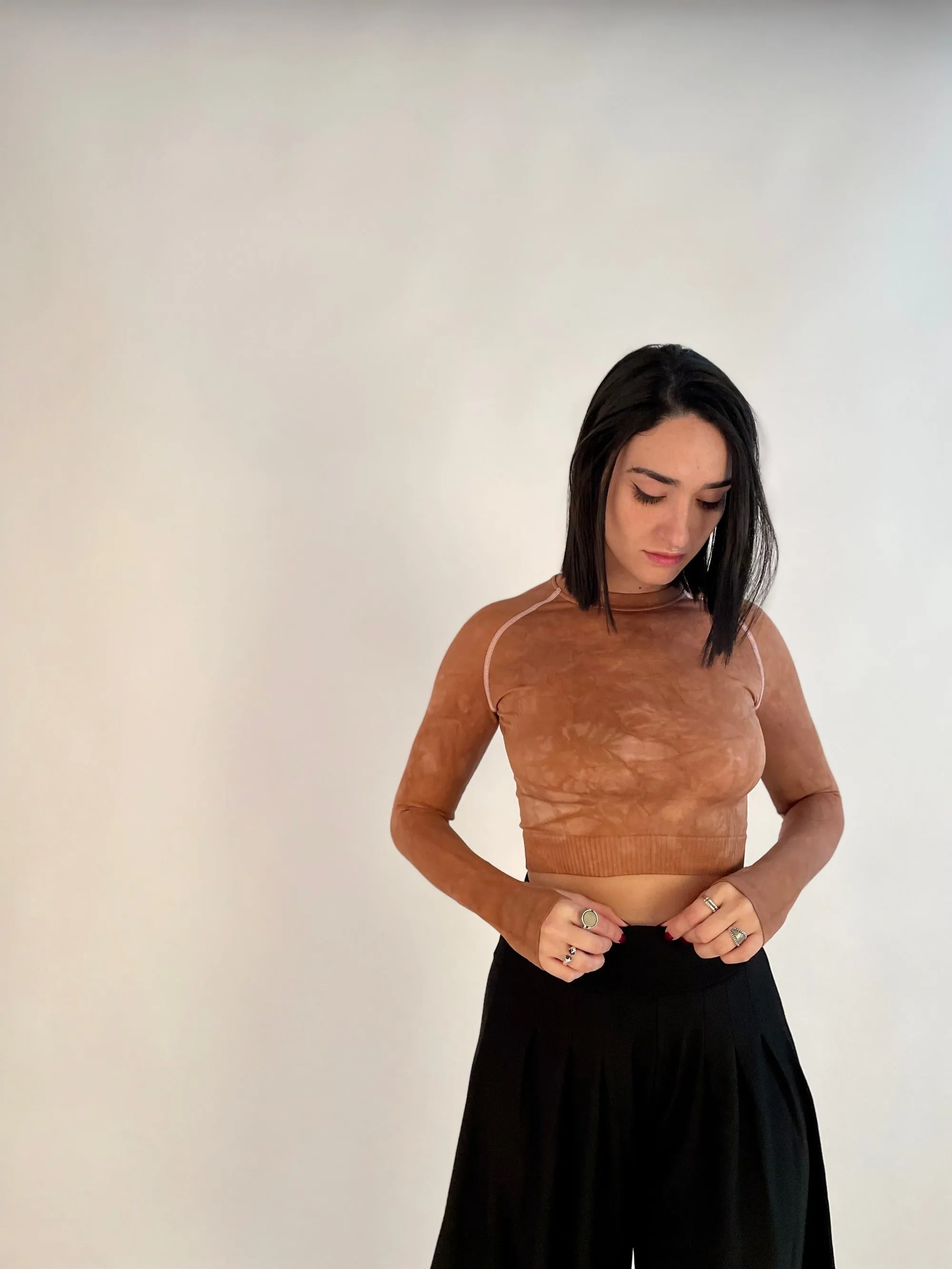 Cinnamon Wash - Crop Top