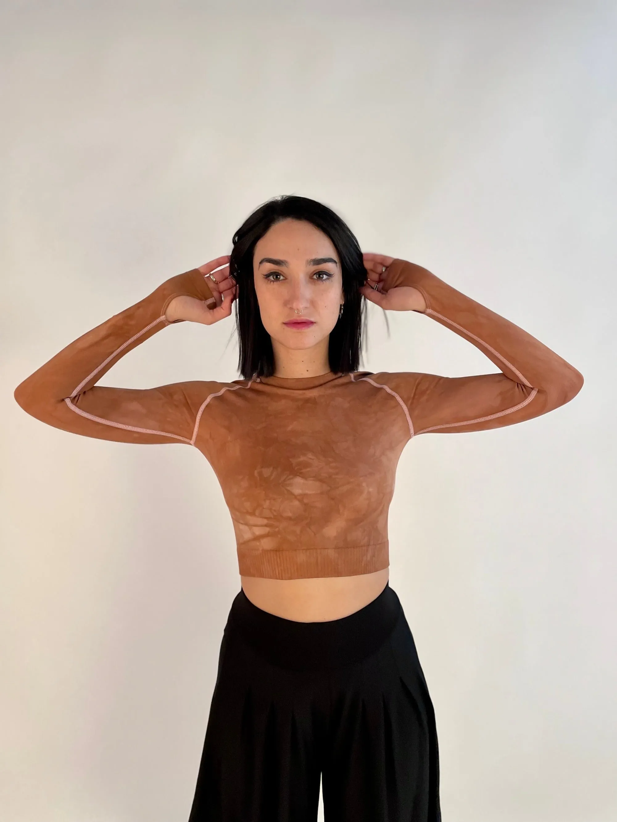 Cinnamon Wash - Crop Top