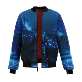 Cosmic Panda Bomber Jacket