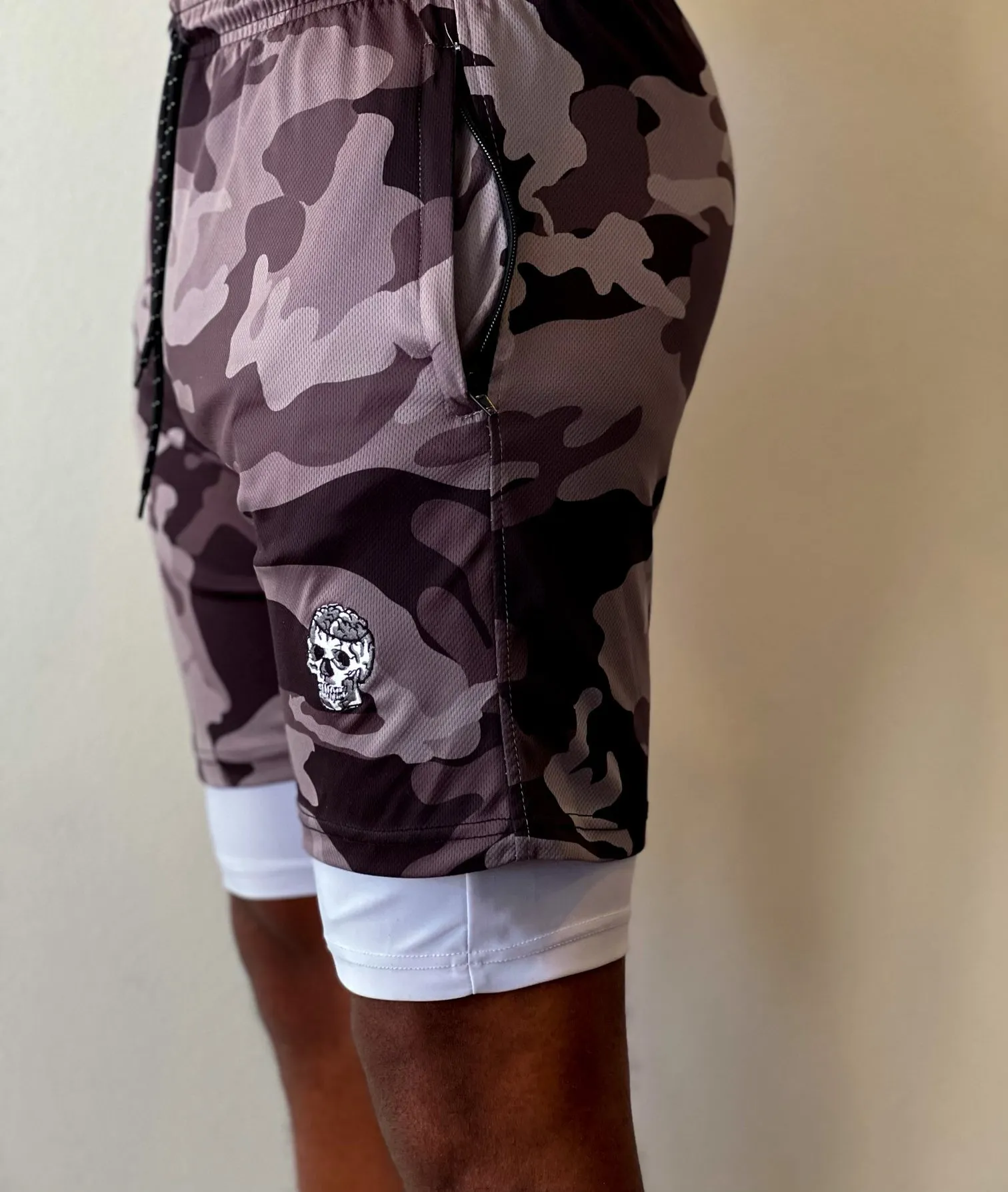 GoldMind$ Black Athletic shorts