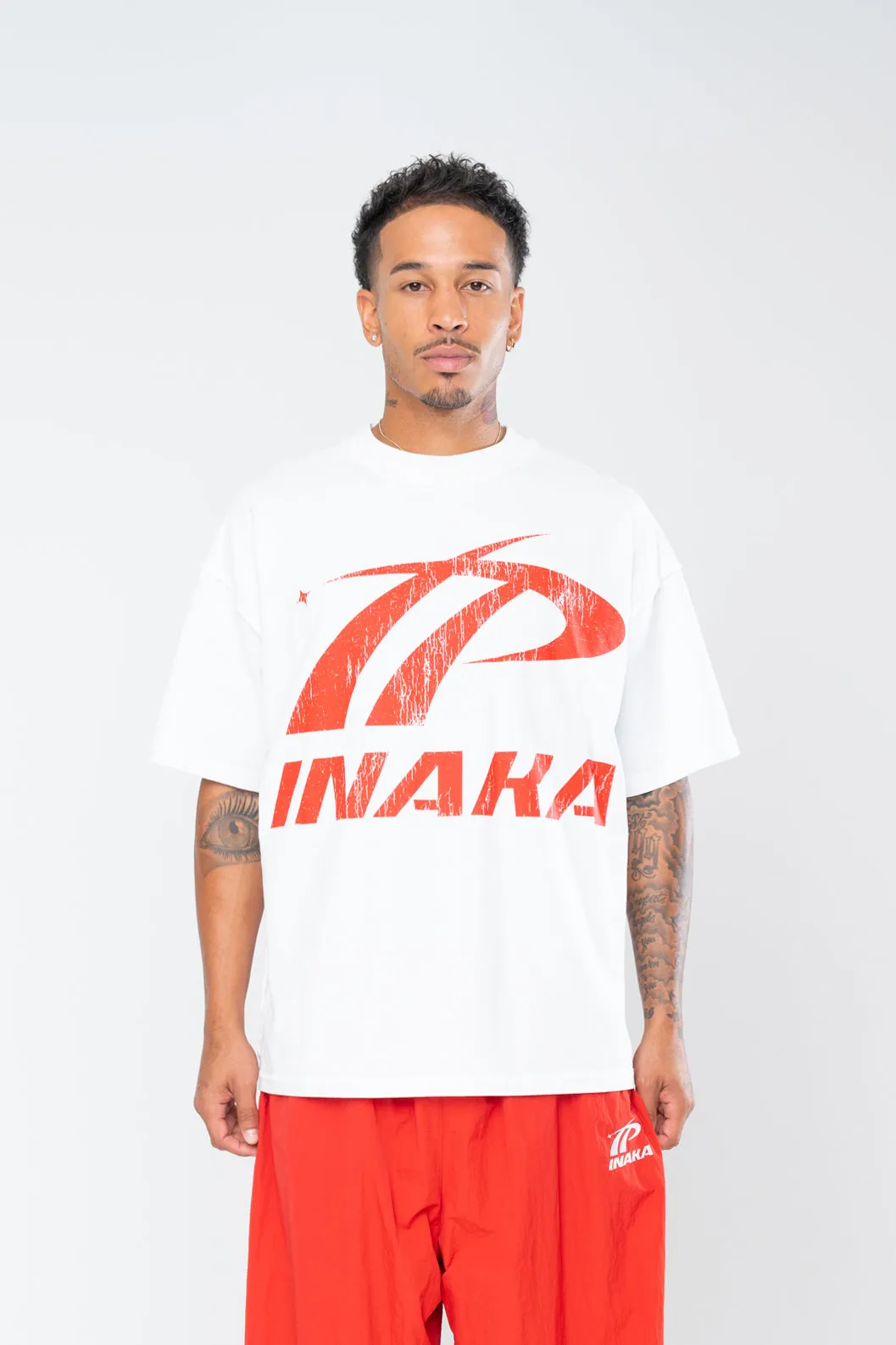 INAKA SPORTSWEAR TEE - WHITE