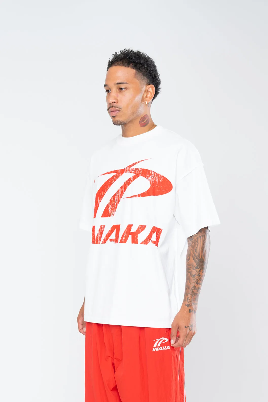 INAKA SPORTSWEAR TEE - WHITE