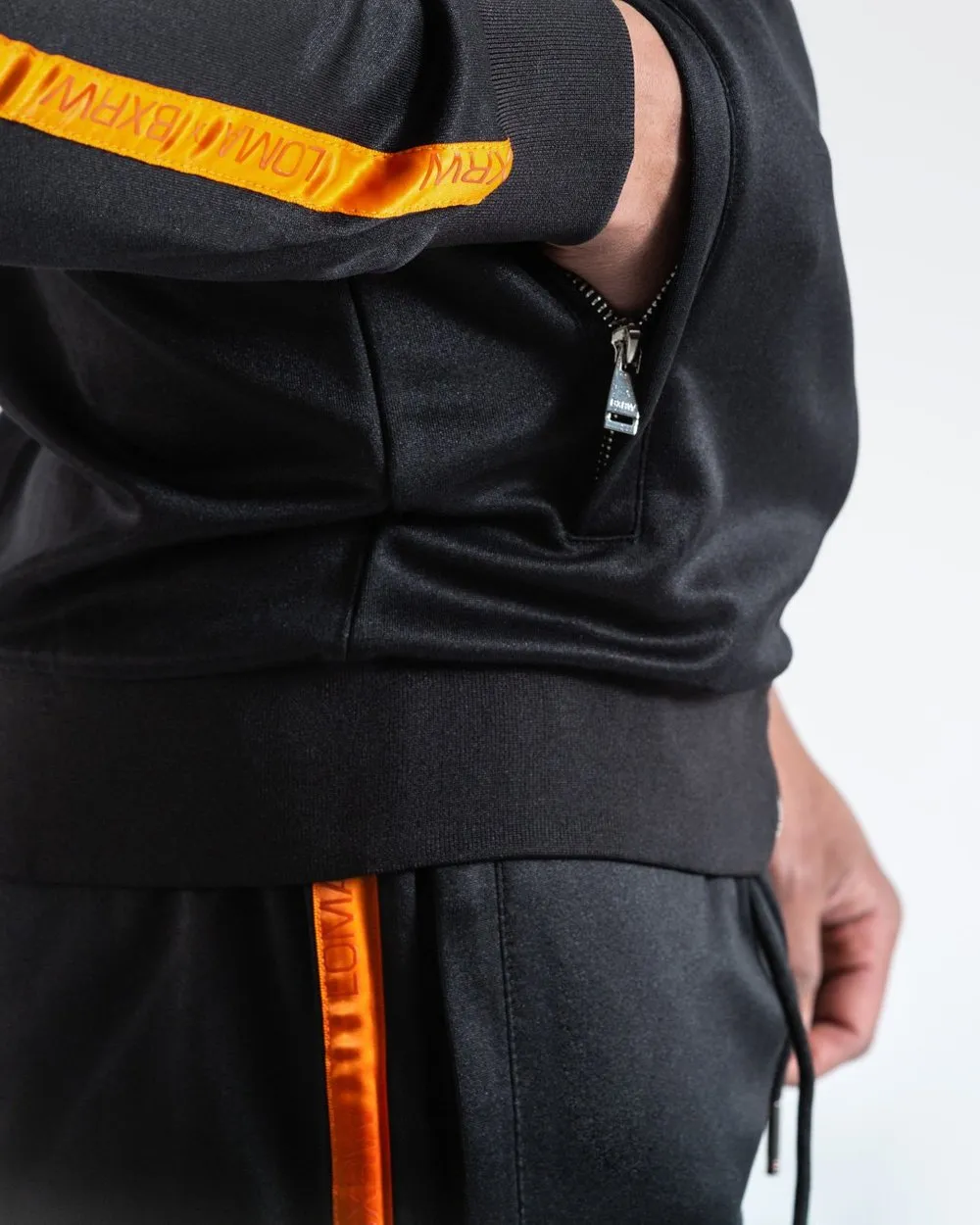 LOMA WHITAKER JACKET - BLACK/ORANGE