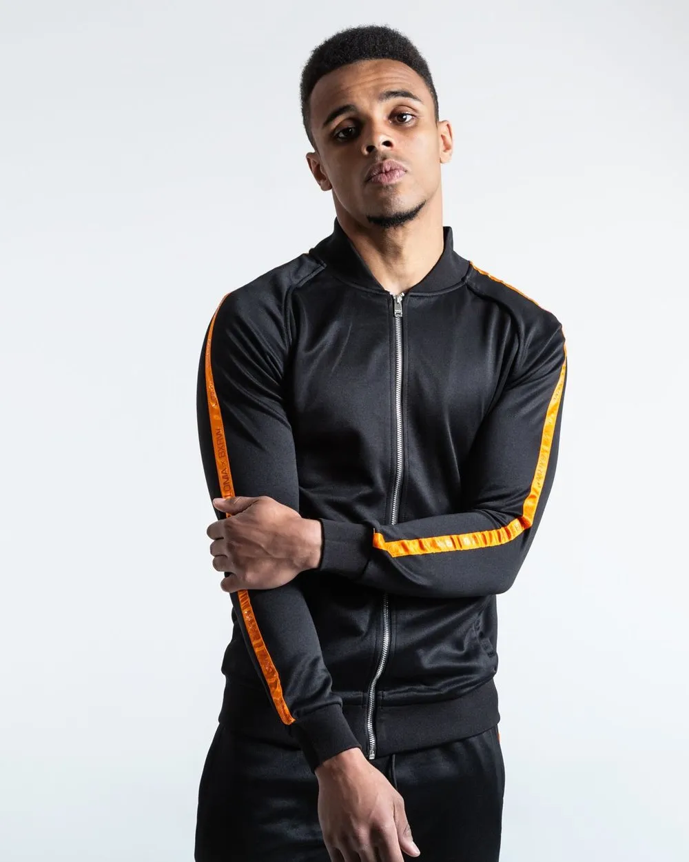 LOMA WHITAKER JACKET - BLACK/ORANGE