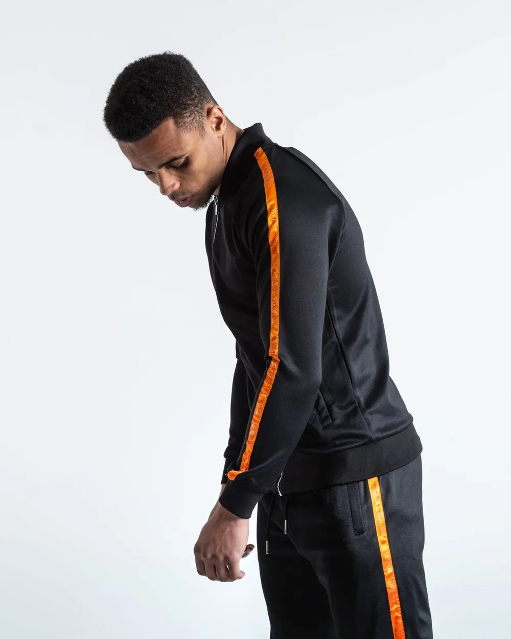 LOMA WHITAKER JACKET - BLACK/ORANGE