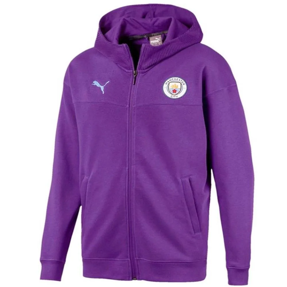 Manchester City violet Casual presentation tracksuit 2019/20 - Puma