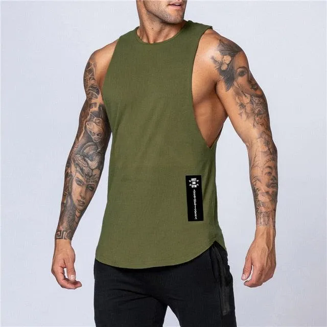 Men's Tank Top Vest Muscle Sleeveless Sportswear Shirt (TM7)(F101)(F8)