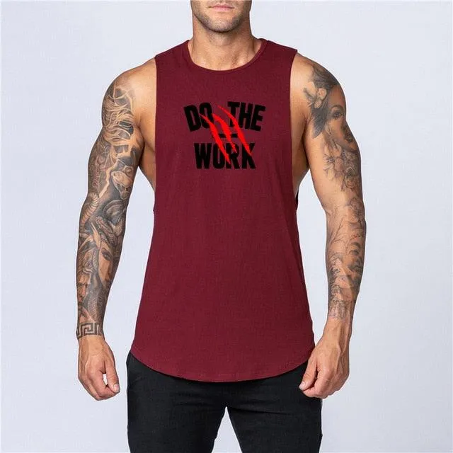 Men's Tank Top Vest Muscle Sleeveless Sportswear Shirt (TM7)(F101)(F8)