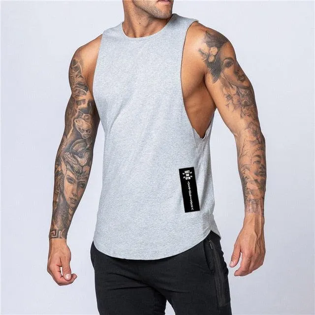 Men's Tank Top Vest Muscle Sleeveless Sportswear Shirt (TM7)(F101)(F8)