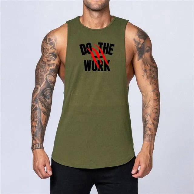 Men's Tank Top Vest Muscle Sleeveless Sportswear Shirt (TM7)(F101)(F8)