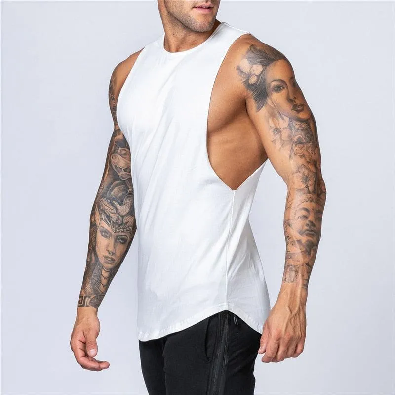 Men's Tank Top Vest Muscle Sleeveless Sportswear Shirt (TM7)(F101)(F8)