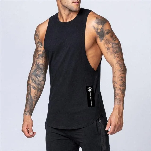 Men's Tank Top Vest Muscle Sleeveless Sportswear Shirt (TM7)(F101)(F8)