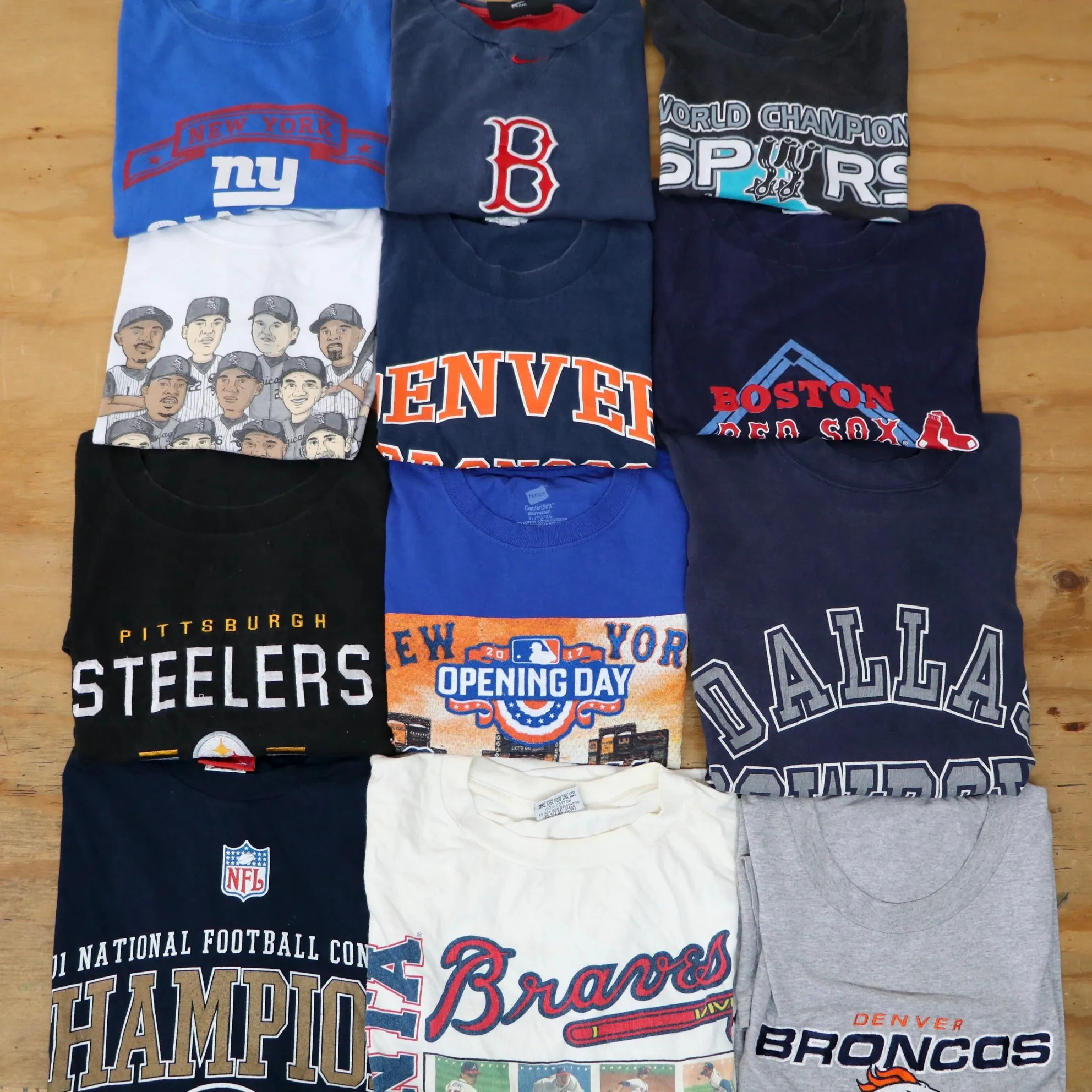 NBA, NFL, MLB, and NHL T-shirt