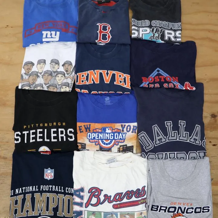 NBA, NFL, MLB, NHL T-Shirts Bale