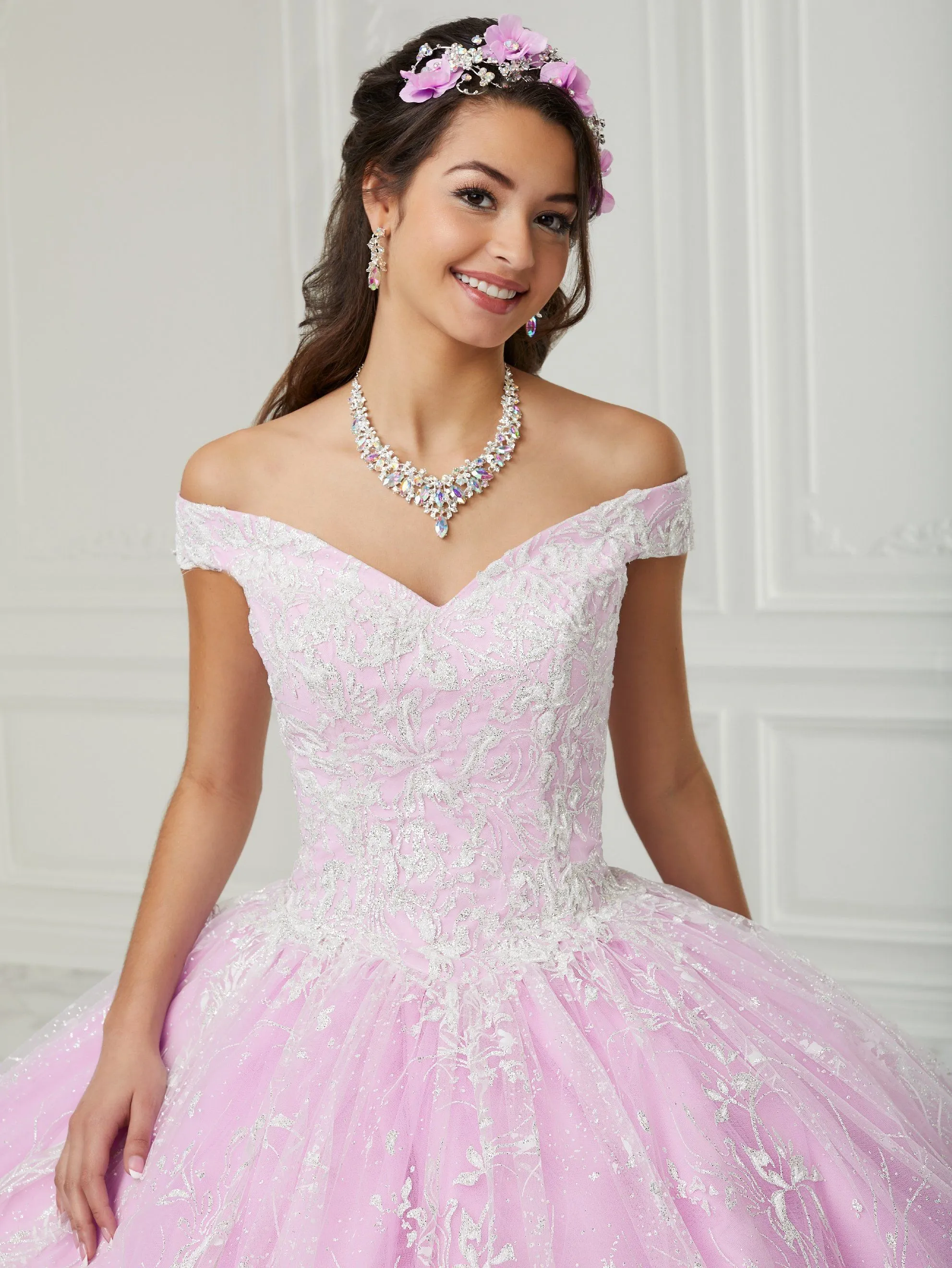 Off Shoulder Quinceanera Dress by Fiesta Gowns 56428