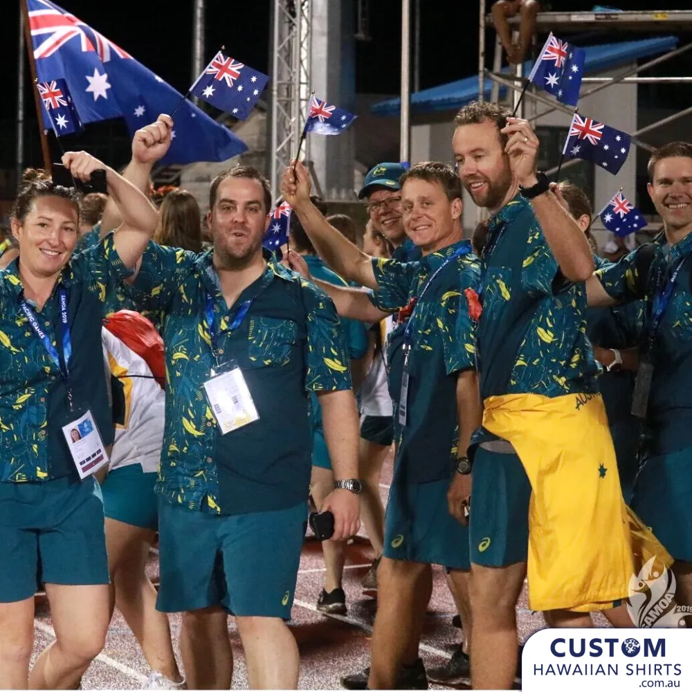 Pacific Games, Samoa 2019 - Aussie Team Shirts