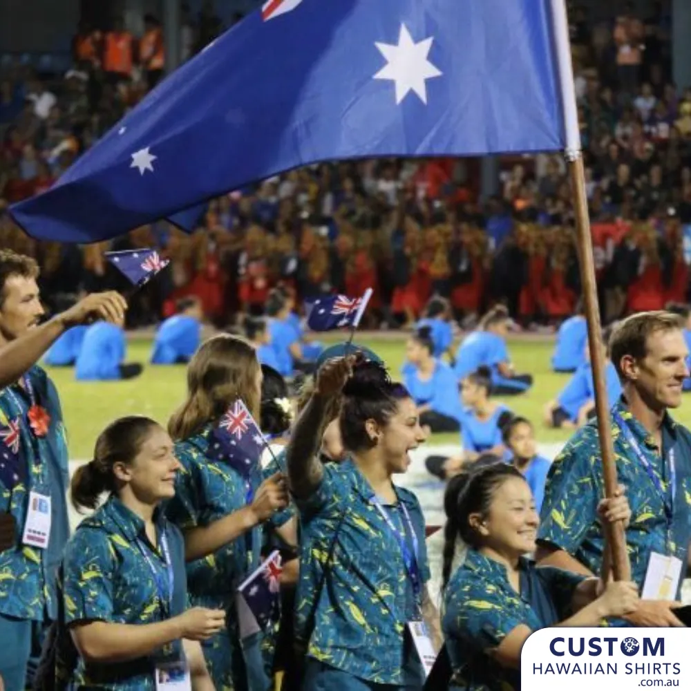 Pacific Games, Samoa 2019 - Aussie Team Shirts