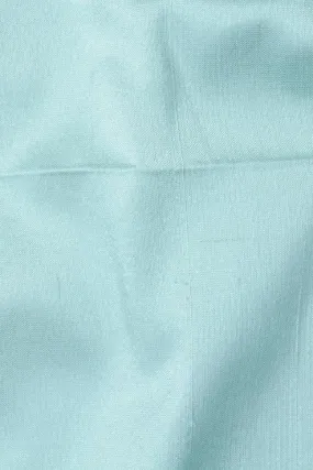 Pastel Turquoise Silk Shantung 54" Fabric