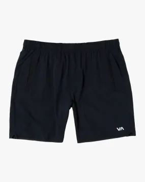 RVCA YOGGER STRETCH 17" SHORT - BLACK