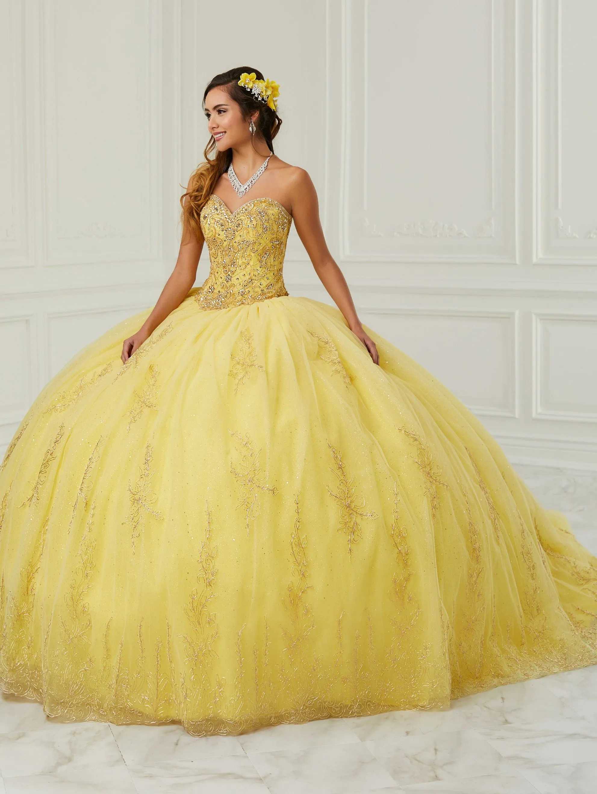 Strapless Quinceanera Dress by Fiesta Gowns 56427