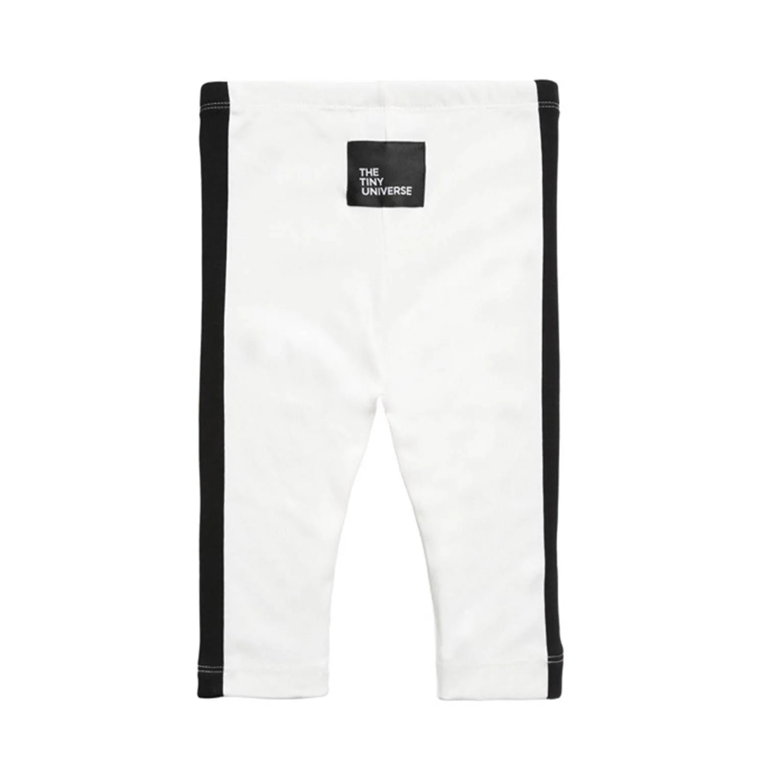 The Tiny Leggings - White with black facing