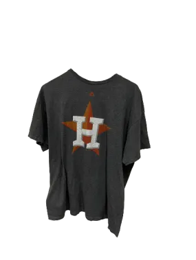 Vintage Houston Astros MLB Sports T-Shirt Grey XLarge